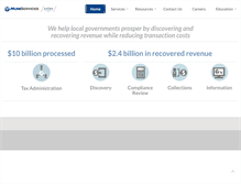 Tablet Screenshot of muniservices.com